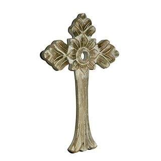 Hand-Carved Wood St.Patrick Wall Cross