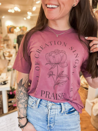 All Creation Sings Your Praise Graphic T-Shirt