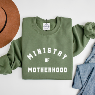 Ministry of Motherhood Christian Mothers Day Crewneck Sweatshirt