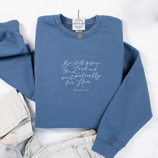 January Sweatshirt of the Month: Psalm 37:7