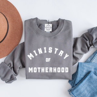 Ministry of Motherhood Christian Mothers Day Crewneck Sweatshirt