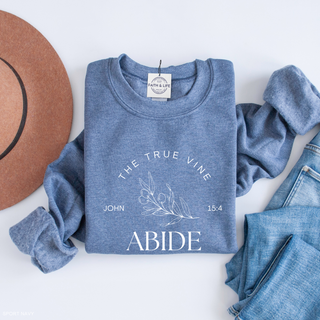 Jesus The True Vine: Abide Sweatshirt
