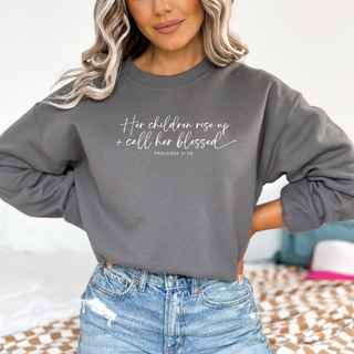 Call Her Blessed Christian Mothers Day Crewneck Sweatshirt