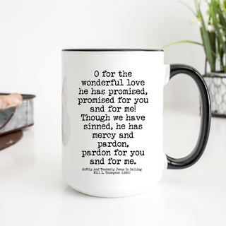 Wonderful Love Hymn - 15 oz. Christian Mug