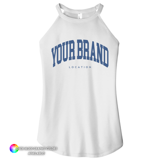 Custom Women’s Perfect Tri® Rocker Tank (MIN QTY) 3DT137L District®
