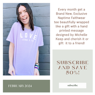 Naptime Faith Tee Of The Month Subscription Club