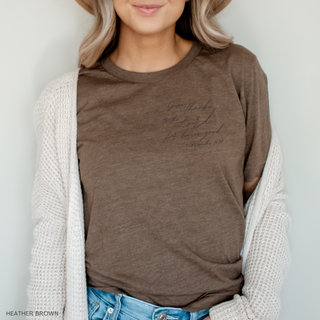 Give Thanks to the Lord for He is Good Cute T-Shirt