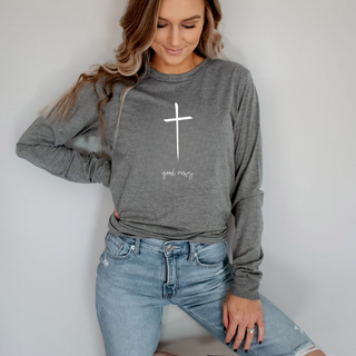 Good News Long Sleeve Women's Graphic T-Shirt