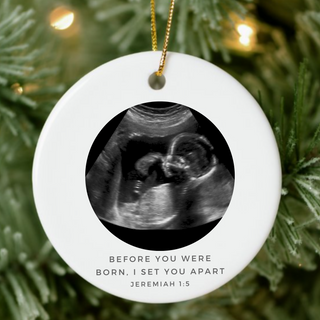 Custom Sonogram Ornament