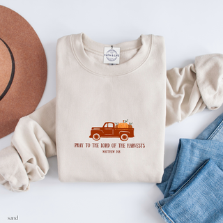 Pray to the Lord of the Harvests Cozy Crewneck Sweatshirt