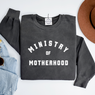 Ministry of Motherhood Christian Mothers Day Lightweight Crewneck