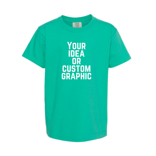 Custom Youth Garment-Dyed Heavyweight T-Shirt - Comfort Colors 9018