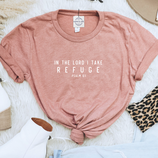 In the Lord I Take Refuge Psalm 61 Bella Canvas - March 2026 Collection
