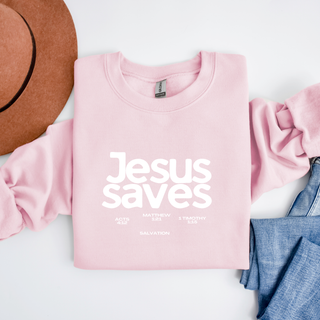 Jesus Saves Crewneck Sweatshirt - July 2026 Collection