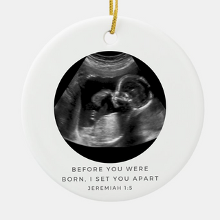 Custom Sonogram Ornament