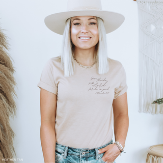 Give Thanks to the Lord for He is Good Cute T-Shirt