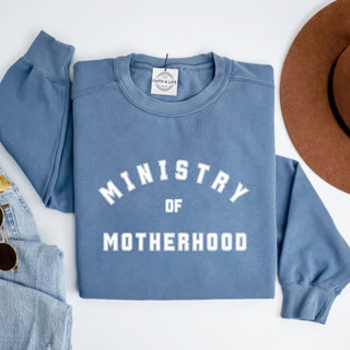 Ministry of Motherhood Christian Mothers Day Lightweight Crewneck