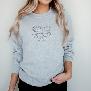 January Sweatshirt of the Month: Psalm 37:7