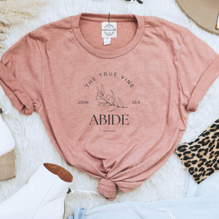 Jesus The True Vine: Abide T-Shirt