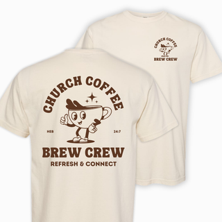 Church Coffee Brew Crew Unisex Graphic T-Shirt