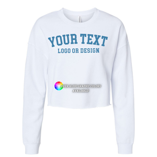 Custom Branded Logo Athletic Cropped Crewneck (MIN. 3)