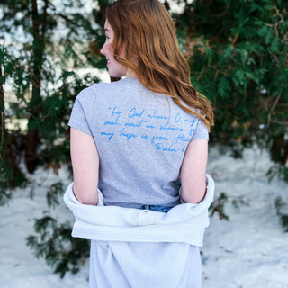 Ask Me Where My Hope Comes From Micro Rib Baby Tee