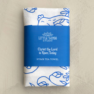 Christ the Lord Hymn Tea Towel
