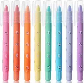 Gel Highlighter Set - 8 Vibrant Colors