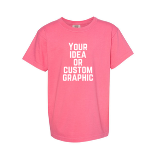 Custom Youth Garment-Dyed Heavyweight T-Shirt - Comfort Colors 9018