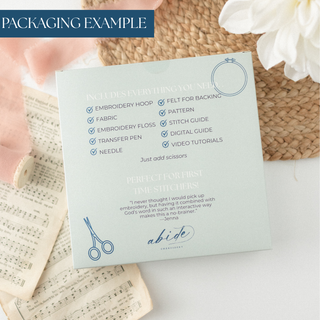 “Him We Proclaim” Embroidery Kit