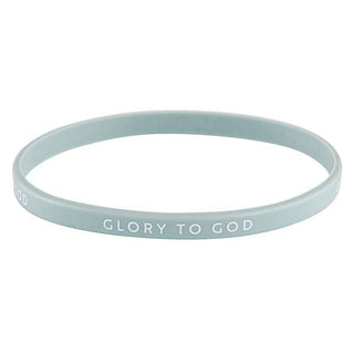 Silicone Bracelet - Glory to God - 4pc