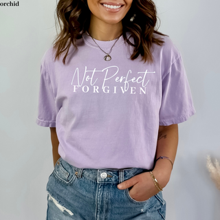 Not Perfect, Forgiven Comfort Wash Heavyweight T-Shirt