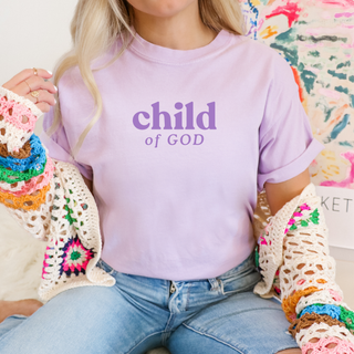 Child of God Comfort Colors Heavyweight Christian T-Shirt *Multiple Colors Options!
