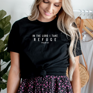 In the Lord I Take Refuge Psalm 61 Bella Canvas - March 2026 Collection