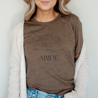 Jesus The True Vine: Abide T-Shirt