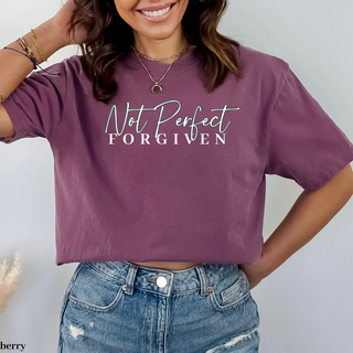 Not Perfect, Forgiven Comfort Wash Heavyweight T-Shirt