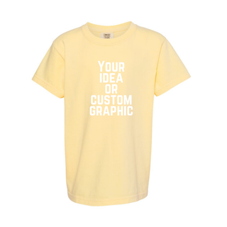 Custom Youth Garment-Dyed Heavyweight T-Shirt - Comfort Colors 9018