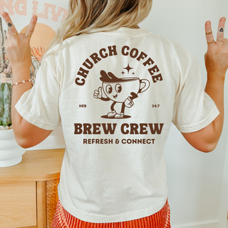 Church Coffee Brew Crew Unisex Graphic T-Shirt