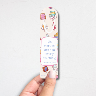 His Mercies Are New Every Morning! Lamentations 3: 22-23 Metal Christian Bookmark