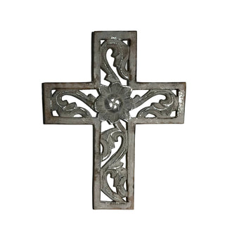 Hand-Carved Wood Gethsemane Wall Cross