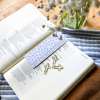 Cross Paper-Clip Set Trust in the Lord With All Your Heart