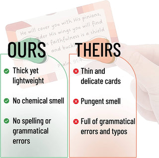 Cheerful Prayer Cards with 70 Uplifting Verses