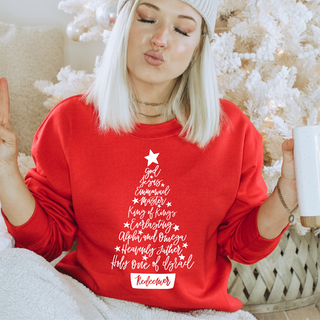 *FINAL FEW* Names of Christ Christmas Sweatshirt