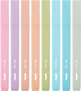 Aesthetic Highlighters, Pastel, 8 Pack