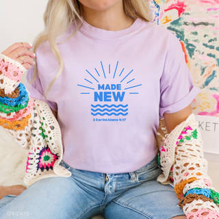 Made New Baptism Christian Graphic T-Shirt