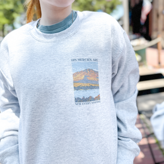 July 2025 Crewneck Sweatshirt of the Month: His Mercies Are New Every Morning