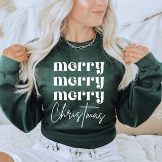 Merry Christmas Christian Christmas Crewneck Sweatshirt