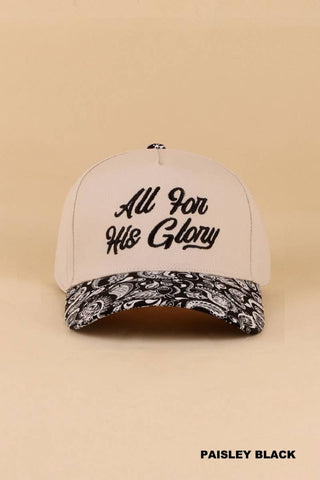 All For His Glory Two Tone Cotton Hat