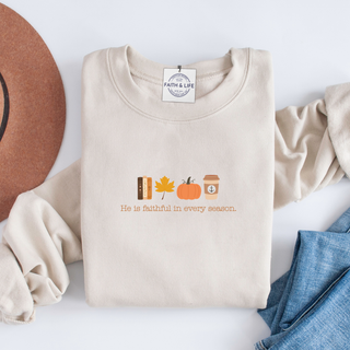 October 2025 Sweatshirt of the Month: He Is Faithfull In Every Season