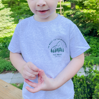 He Went To The Wilderness to Pray Toddler and Youth T-Shirt